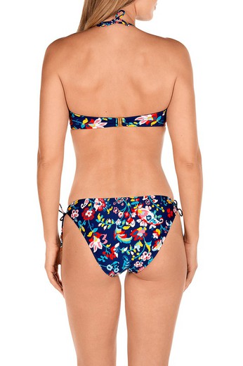 Bikini Dolores Cortés Bandeau de Flores Tienda Azulik