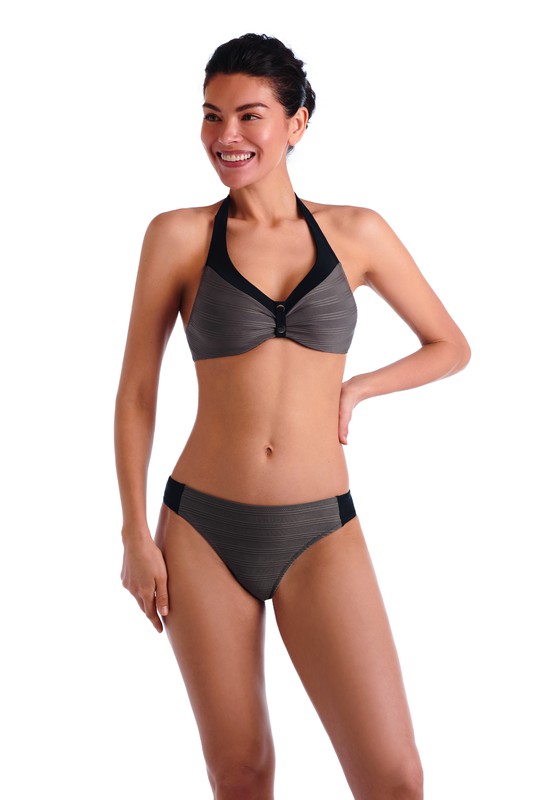 Bikini Basmar Con Aros Tipo Halter Tienda Azulik