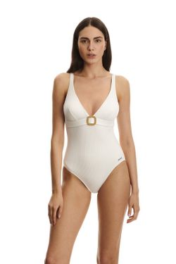 Basmar Tief ausgeschnittener Badeanzug DONNA