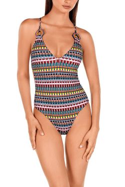 Долорес Кортес в купальнике с открытой спиной 1702