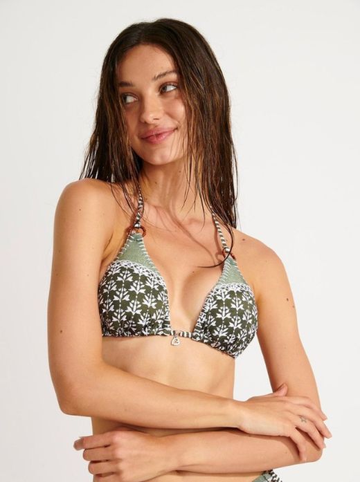 Verschiebbarer Triangel-BH „Banana Moon“-Bikini CUTE BOMBAY