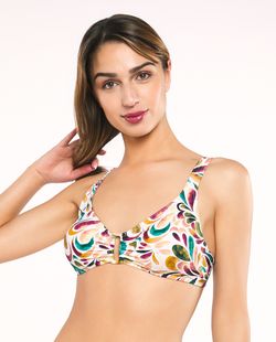 Bikini Red Point Sujetador Top Anilla HANIA