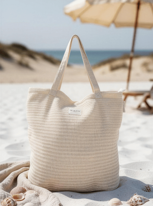 Bolsa Grande con Cremallera Crochet