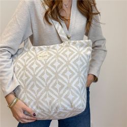 Bolsa Grande con Cremallera De La Mur CAMPO