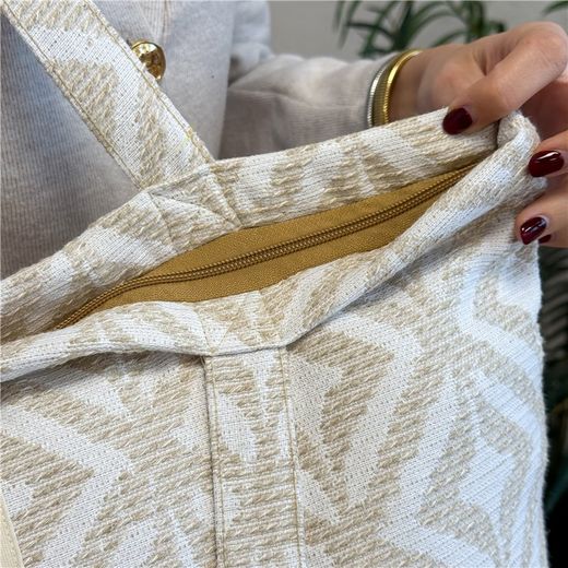 Bolsa Grande con Cremallera De La Mur CAMPO