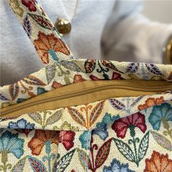 Bolsa Grande con Cremallera De La Mur FLORA