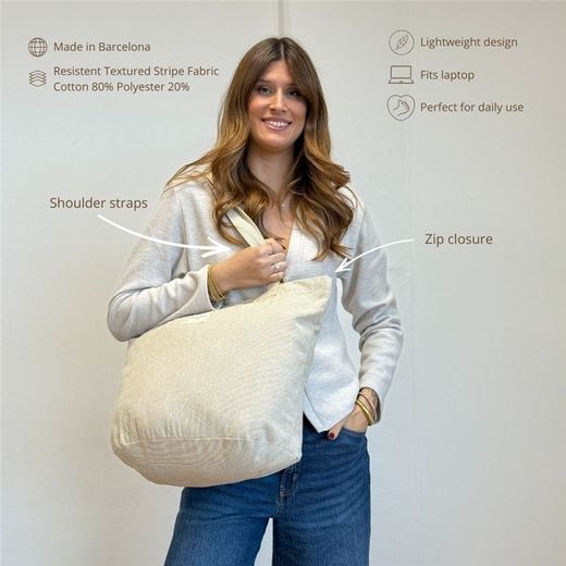 Bolsa Grande con Cremallera De La Mur FOZ