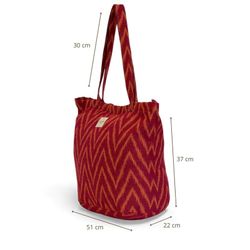 Bolsa Grande con Cremallera De La Mur FUEGO