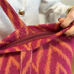 Bolsa Grande con Cremallera De La Mur FUEGO