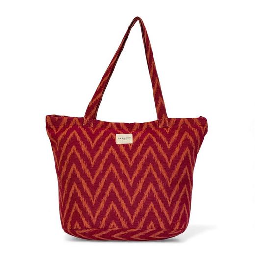 Bolsa Grande con Cremallera De La Mur FUEGO