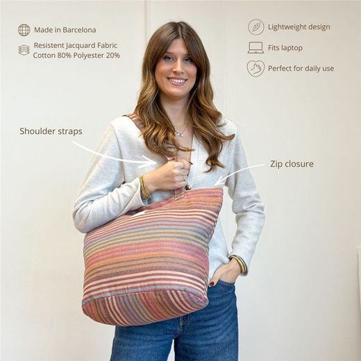 Bolsa Grande con Cremallera De La Mur MARIA