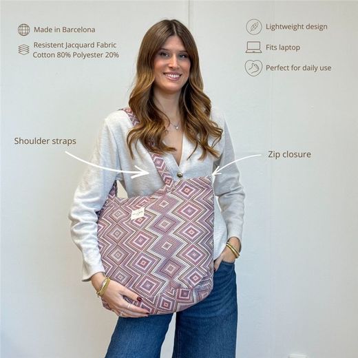 Bolsa Grande con Cremallera De La Mur NANA