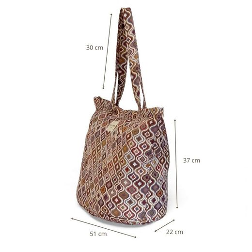 Bolsa Grande con Cremallera De La Mur ONDA