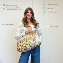 Bolsa Grande con Cremallera De La Mur ZAGA