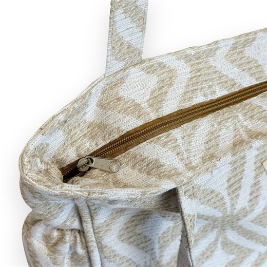 Bolsa Mediana con Cremallera y Bolsillos Laterales De La Mur CAMPO