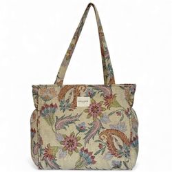 Bolsa Mediana con Cremallera y Bolsillos Laterales De La Mur COLOR