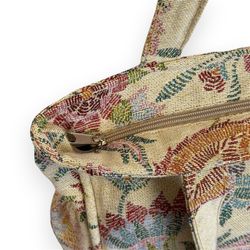 Bolsa Mediana con Cremallera y Bolsillos Laterales De La Mur COLOR