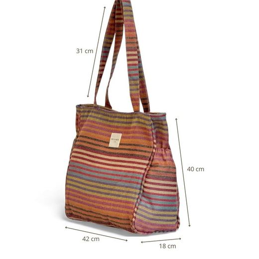 Bolsa Mediana con Cremallera y Bolsillos Laterales De La Mur MARIA