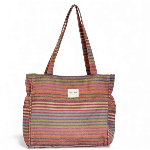 Bolsa Mediana con Cremallera y Bolsillos Laterales De La Mur MARIA