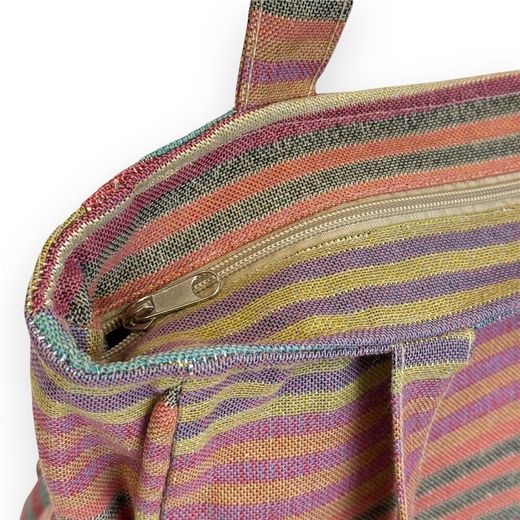 Bolsa Mediana con Cremallera y Bolsillos Laterales De La Mur MARIA