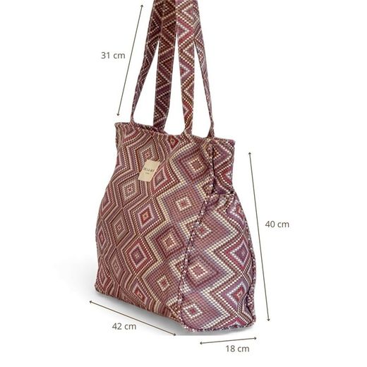 Bolsa Mediana con Cremallera y Bolsillos Laterales De La Mur NANA