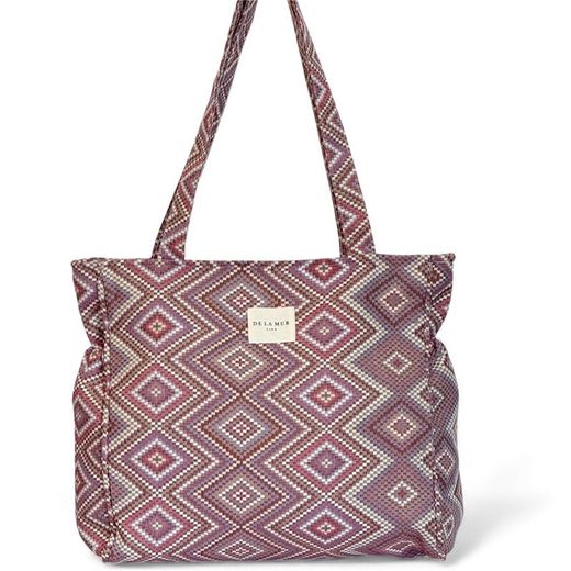 Bolsa Mediana con Cremallera y Bolsillos Laterales De La Mur NANA