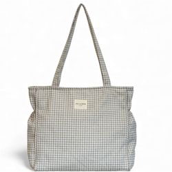 Bolsa Mediana con Cremallera y Bolsillos Laterales De La Mur VISON