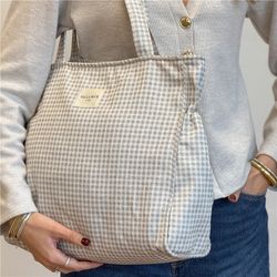 Bolsa Mediana con Cremallera y Bolsillos Laterales De La Mur VISON