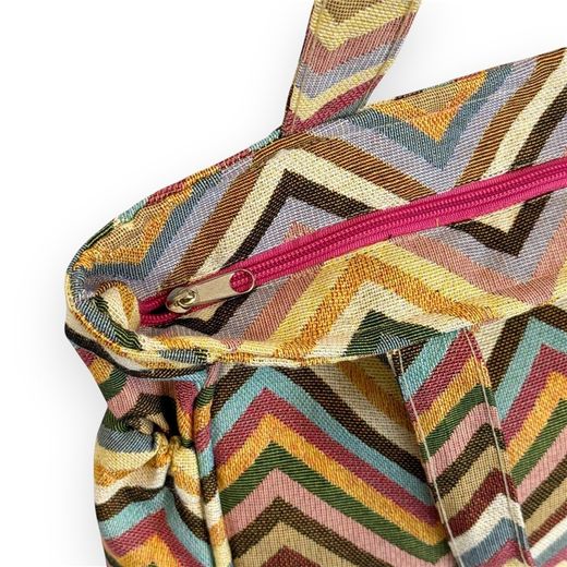 Bolsa Mediana con Cremallera y Bolsillos Laterales De La Mur ZAGA