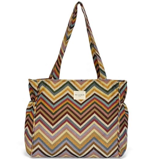 Bolsa Mediana con Cremallera y Bolsillos Laterales De La Mur ZAGA