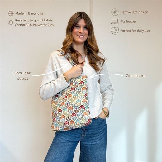 Bolsa Pequeña "Tote Bag" De La Mur FLORA