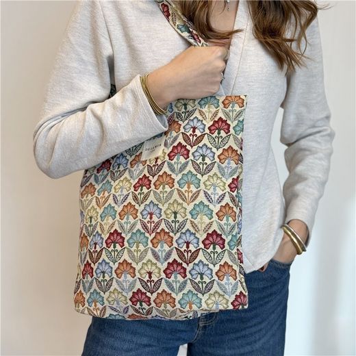 Bolsa Pequeña "Tote Bag" De La Mur FLORA