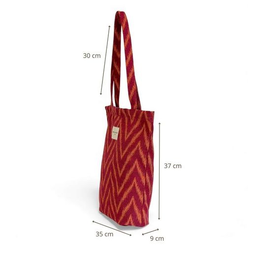 Bolsa Pequeña "Tote Bag" De La Mur FUEGO