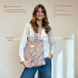 Bolsa Pequeña "Tote Bag" De La Mur ONDA
