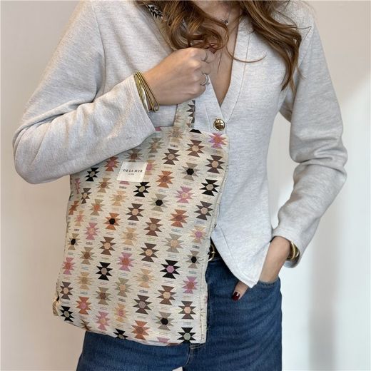 Bolsa Pequeña "Tote Bag" De La Mur ROYAL