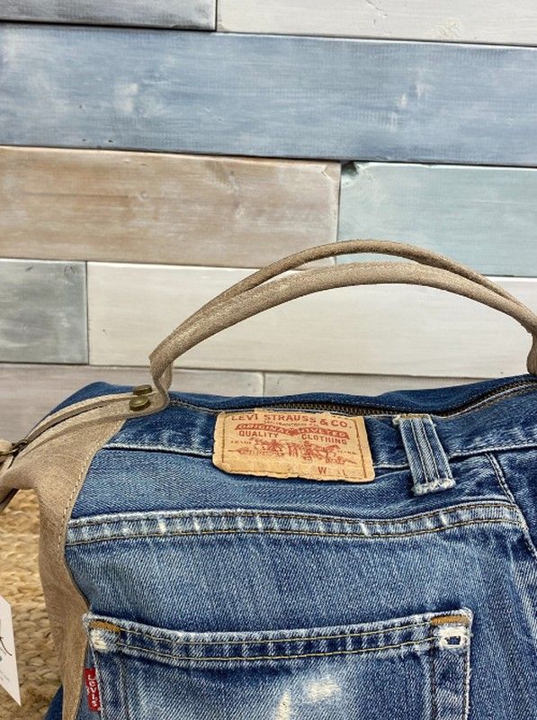 Recycelte Damen-Jeanstasche — Azulik Playa