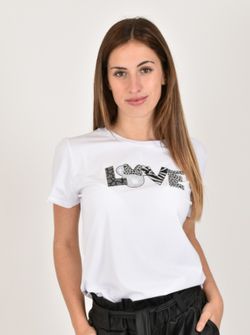 Camiseta de Mujer Love manga corta