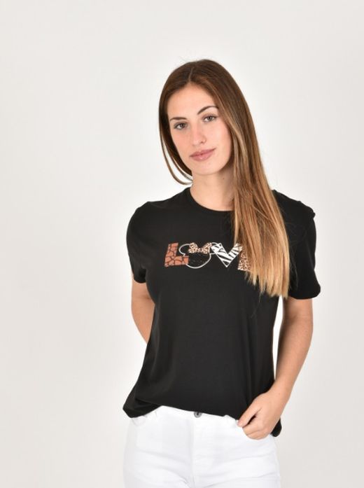 Camiseta de Mujer Love manga corta