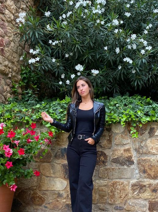 Cazadora Efecto Piel con cremalleras