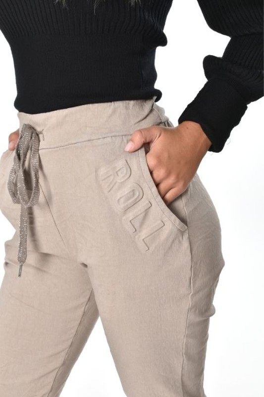 Pantalón jogger de mujer con goma — Tienda Azulik