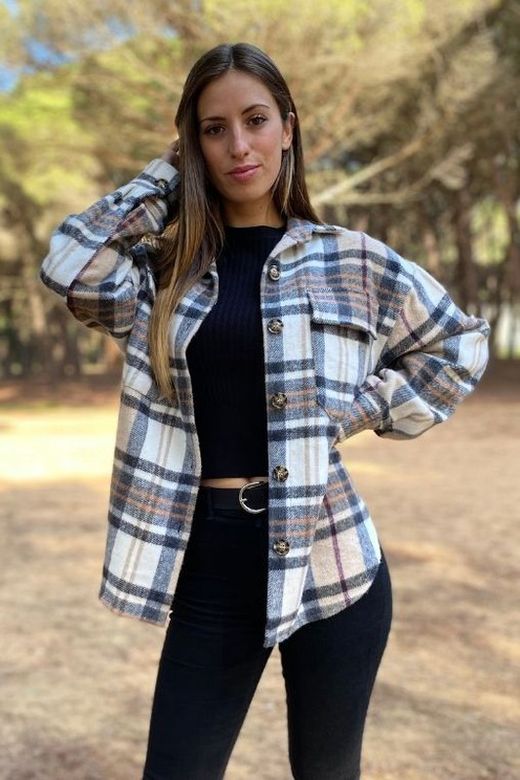 Sobrecamisa de cuadros