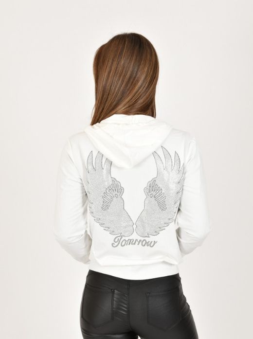 Sudadera Abierta con Alas