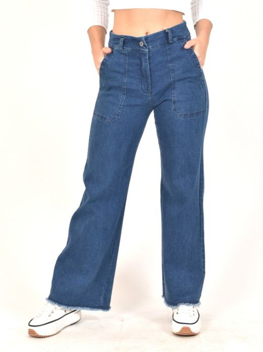 Jeans de cintura alta feminino