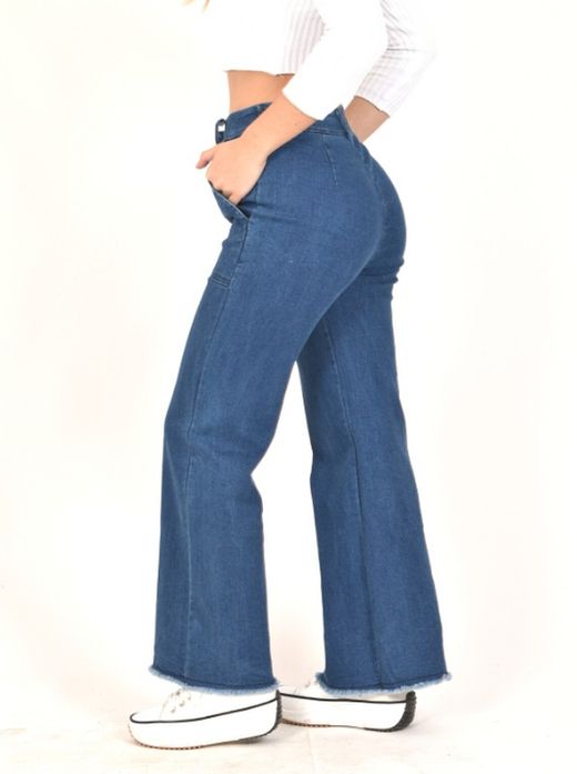 Vaqueros de Mujer Anchos tiro alto