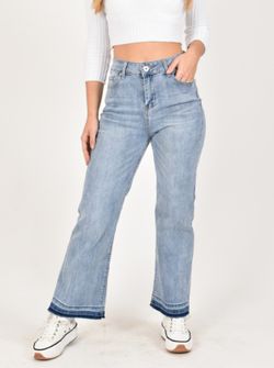 Gerade Hochhaus Jeans