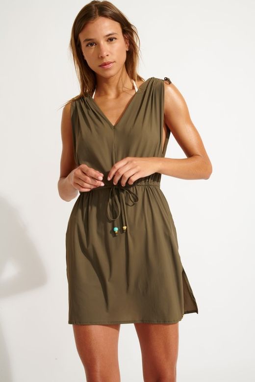 Banana Moon korte strandjurk WESLEY PERLINA