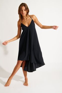 Banana Moon lange strandjurk AHONA PERLINA