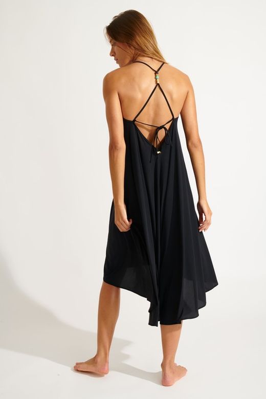 Banana Moon lange strandjurk AHONA PERLINA