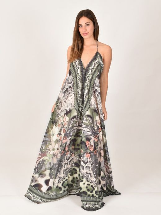 Vestido Largo con espalda descubierta