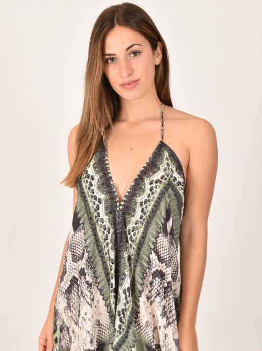 Vestido Largo con espalda descubierta